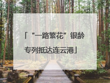 “一路繁花”银龄专列抵达连云港