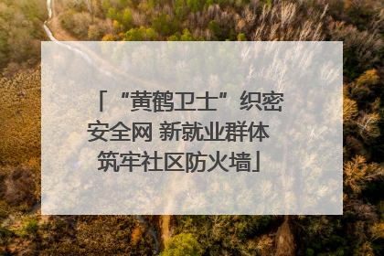 “黄鹤卫士”织密安全网 新就业群体筑牢社区防火墙