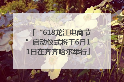 “618龙江电商节”启动仪式将于6月11日在齐齐哈尔举行