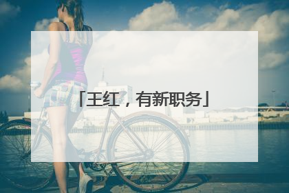 王红，有新职务