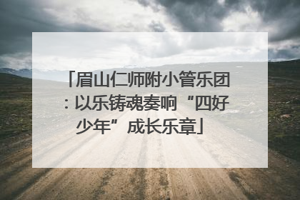眉山仁师附小管乐团：以乐铸魂奏响“四好少年”成长乐章