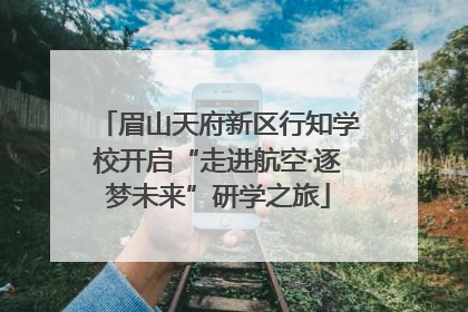 眉山天府新区行知学校开启“走进航空·逐梦未来”研学之旅