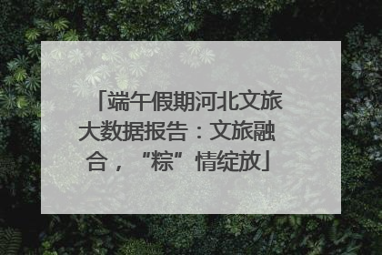 端午假期河北文旅大数据报告：文旅融合，“粽”情绽放