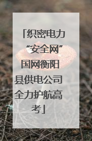 织密电力“安全网” 国网衡阳县供电公司全力护航高考