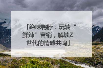 绝味鸭脖：玩转“鲜辣”营销，解锁Z世代的情感共鸣