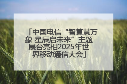 中国电信“智算慧万象 星辰启未来”主题展台亮相2025年世界移动通信大会