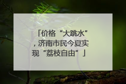 价格“大跳水”，济南市民今夏实现“荔枝自由”