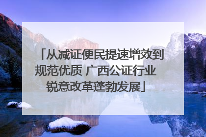 从减证便民提速增效到规范优质 广西公证行业锐意改革蓬勃发展