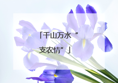 千山万水“支农情”
