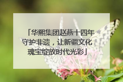 华熙集团赵燕十四年守护非遗，让新疆文化瑰宝绽放时代光彩