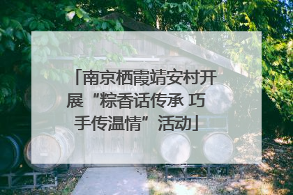 南京栖霞靖安村开展“粽香话传承 巧手传温情”活动