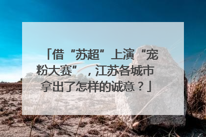 借“苏超”上演“宠粉大赛”，江苏各城市拿出了怎样的诚意？