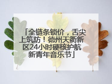 全链条锁价，舌尖上筑防！德州天衢新区24小时硬核护航新青年音乐节