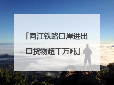 同江铁路口岸进出口货物超千万吨