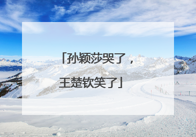 孙颖莎哭了，王楚钦笑了