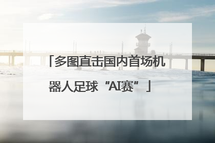 多图直击国内首场机器人足球“AI赛”