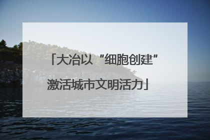 大冶以“细胞创建”激活城市文明活力