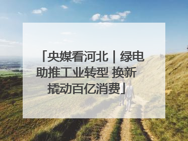 央媒看河北｜绿电助推工业转型 换新撬动百亿消费