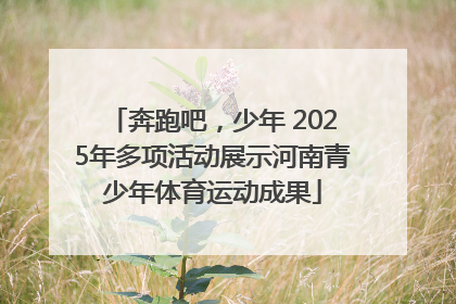 奔跑吧，少年 2025年多项活动展示河南青少年体育运动成果