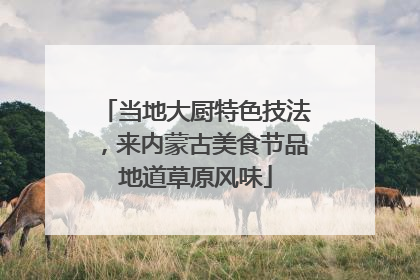 当地大厨特色技法，来内蒙古美食节品地道草原风味