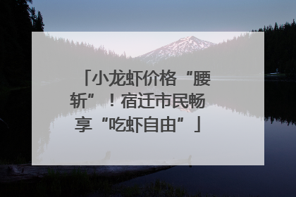 小龙虾价格“腰斩”！宿迁市民畅享“吃虾自由”