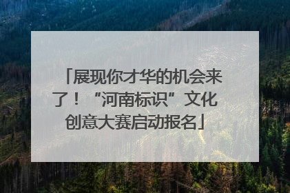 展现你才华的机会来了！“河南标识”文化创意大赛启动报名