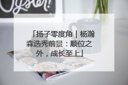 扬子零度角｜杨瀚森选秀前景：顺位之外，成长至上
