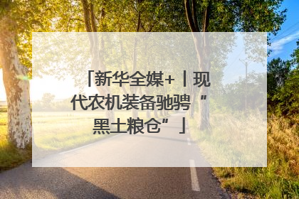 新华全媒+丨现代农机装备驰骋“黑土粮仓”