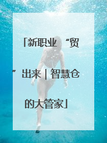 新职业 “贸”出来｜智慧仓的大管家