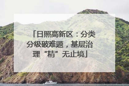 日照高新区：分类分级破难题，基层治理“精”无止境