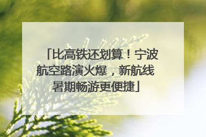 比高铁还划算！宁波航空路演火爆，新航线暑期畅游更便捷
