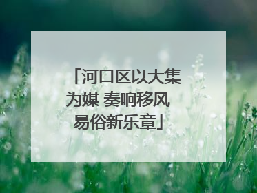 河口区以大集为媒 奏响移风易俗新乐章
