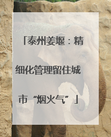 泰州姜堰：精细化管理留住城市“烟火气”