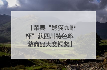 荣县“熊猫咖啡杯”获四川特色旅游商品大赛铜奖