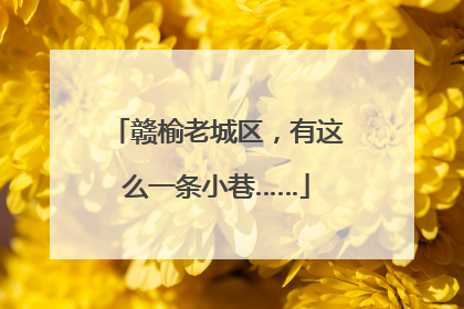 赣榆老城区，有这么一条小巷……