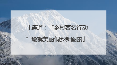 通道：“乡村著名行动”绘就美丽侗乡新图景