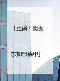 重磅！樊振东加盟德甲