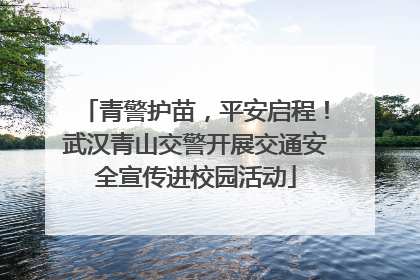 青警护苗，平安启程！武汉青山交警开展交通安全宣传进校园活动