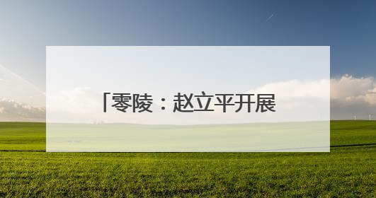 零陵：赵立平开展巡路巡林巡河工作