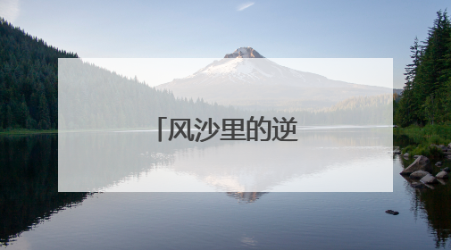 风沙里的逆袭“密码”