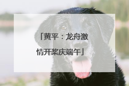 黄平：龙舟激情开桨庆端午