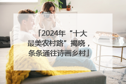 2024年“十大最美农村路”揭晓，条条通往诗画乡村