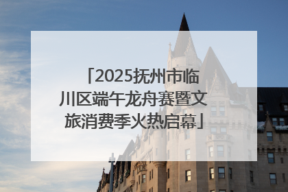 2025抚州市临川区端午龙舟赛暨文旅消费季火热启幕