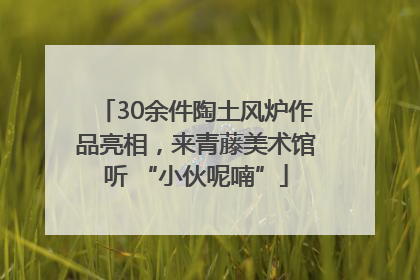 30余件陶土风炉作品亮相，来青藤美术馆听 “小伙呢喃”