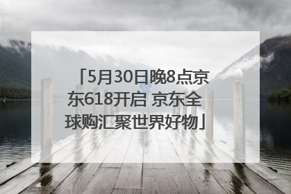 5月30日晚8点京东618开启 京东全球购汇聚世界好物